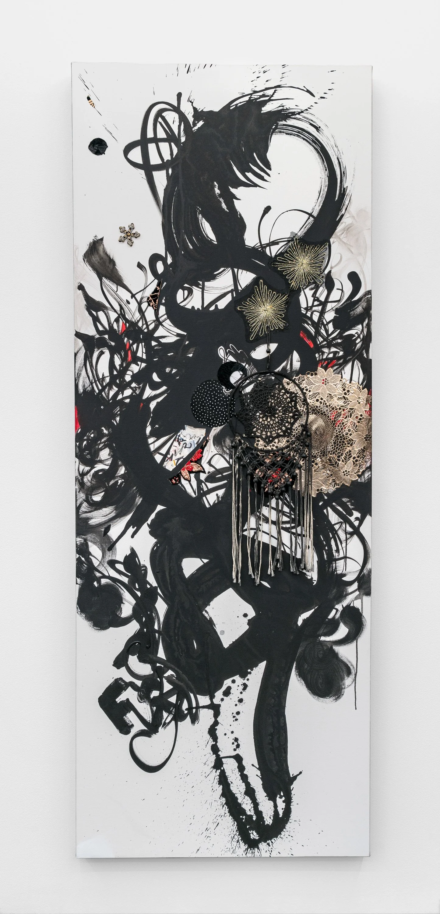Shinique Smith, words and names, scroll no 1, 2024.JPG