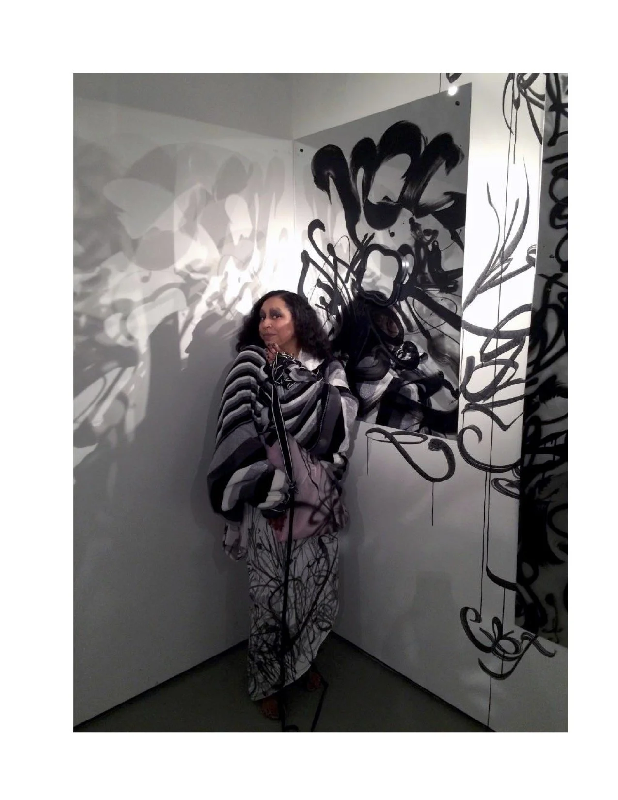 Shinique at MFA Boston in her show Bright Matter, 2015