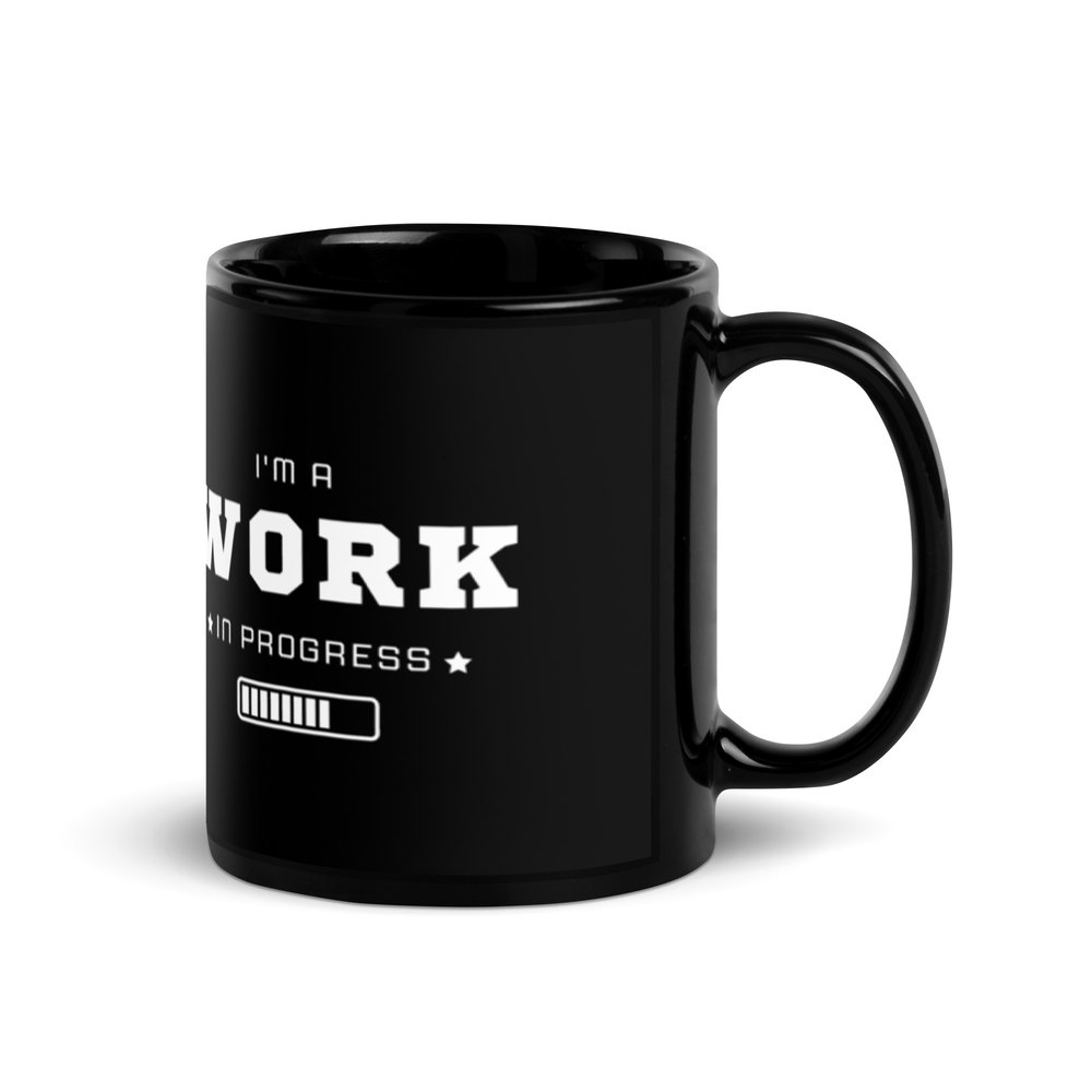 I'm A Work In Progress Aesthetic White Coffee Mug — Matt Phifer
