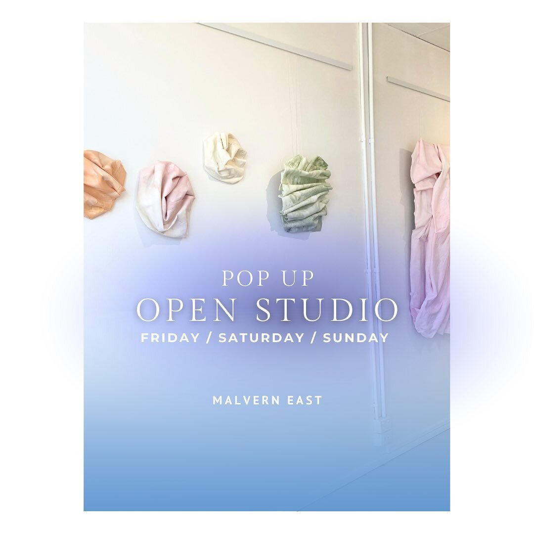 OPEN STUDIO this weekend 〰️ I&rsquo;m so excited to be having a Pop Up Open Studio in Melbourne where you can see available works direct from my studio! 

Malvern East
March 22/23/24  Friday by appointment
Saturday &amp; Sunday 10-2

I&rsquo;ll have 