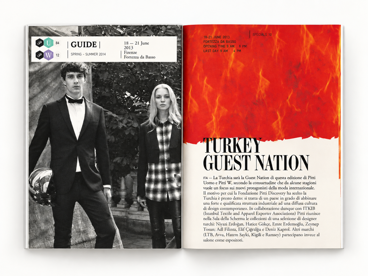 TURKEY GUEST NATION · PITTI UOMO 84