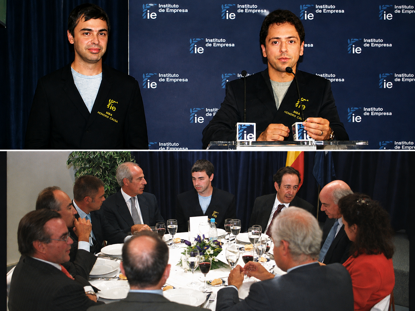 Google representatives at Instituto de Empresa in Madrid during the company’s early positioning and launch activities in Spain.