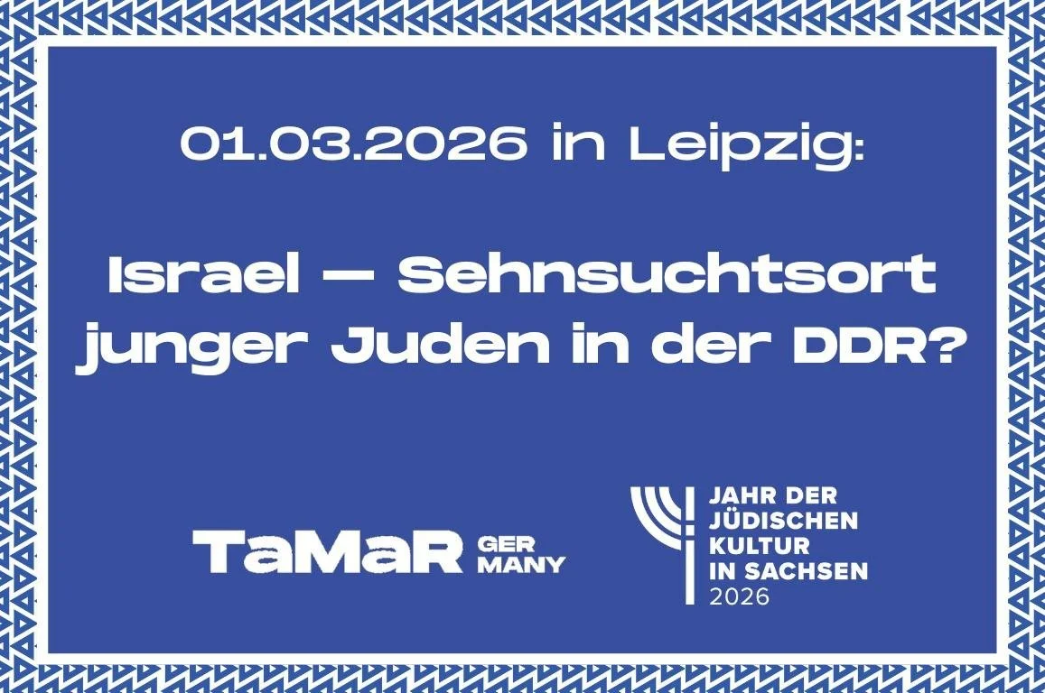 Podiumsgespräch in Leipzig: "Israel - Sehnsuchtsort junger Juden in der DDR?"