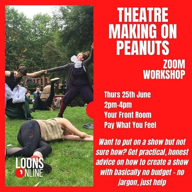 🚨🚨WORKSHOP ALERT - It's our last workshop of the month!🚨🚨 THURS 25th | 2pm-4pm (BST) | Pay What You Feel | Zoom

Ever wanted to put on a fringe show but not sure how? Early career theatre maker looking for some practical advice? Want some advice 