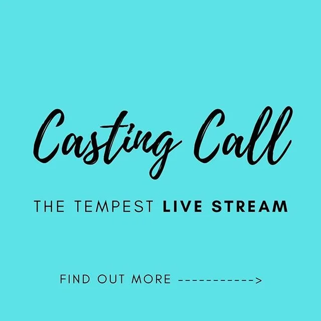 Want to get involved in our next project? FIND OUT HOW AND APPLY HERE:

www.creamfacedloons.co.uk/contact 
We're teaming up with @scramcollective to bring The Tempest to life in 5 acts over 5 nights, using Live Streaming, Recordings, Paper Puppetry, 