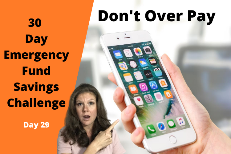 Day 29 - Emergency Fund Savings Challenge