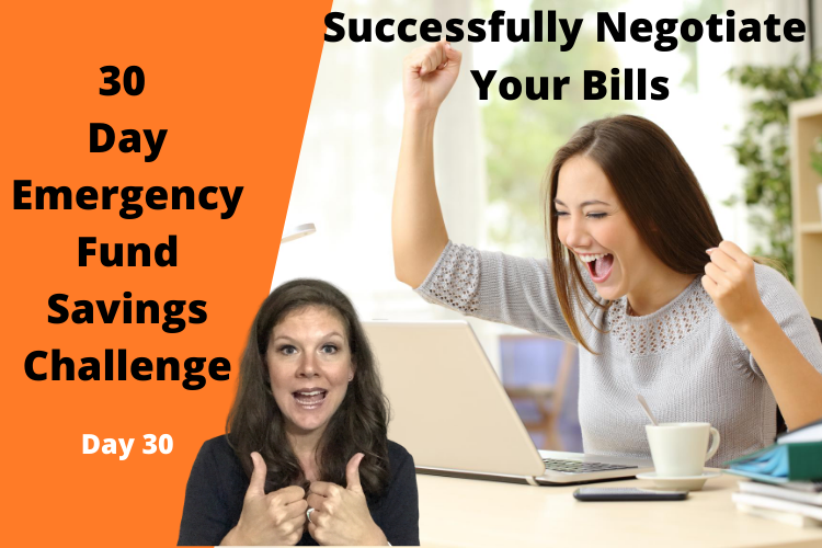 Day 30 - Emergency Fund Savings Challenge