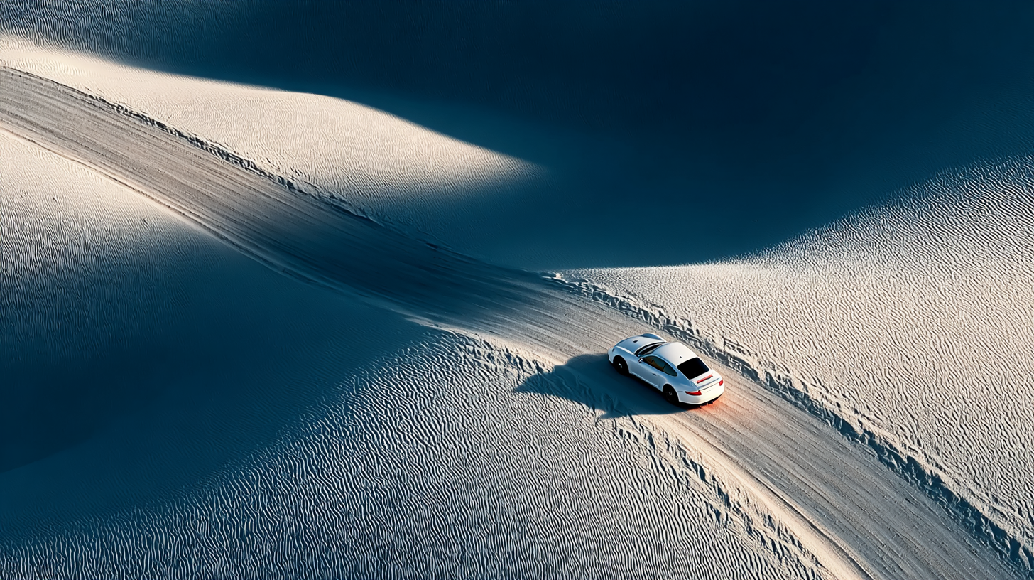 promptsbymarcus_An_aerial_view_of_a_sleek_silver_car_driving__ab9f600f-fa6d-45c8-bd78-a9f1a72ab563_2.png
