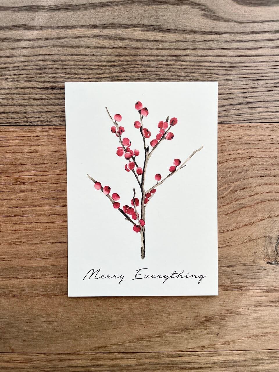 Postkarte "Merry Everything"