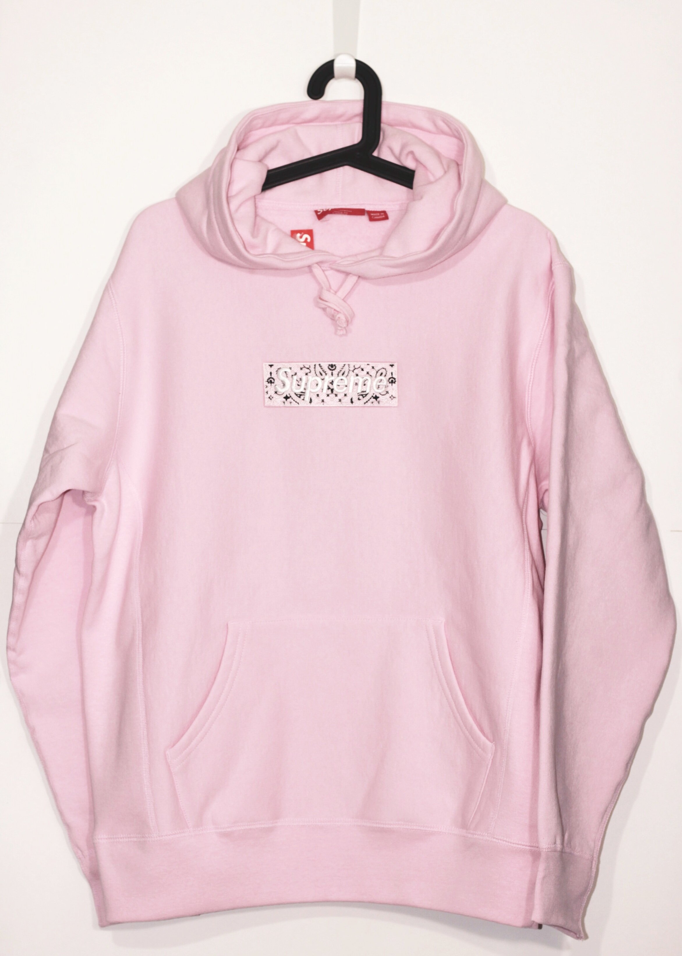 >supreme bandana logo hooded sweatshirt pink sale - OFF 71%