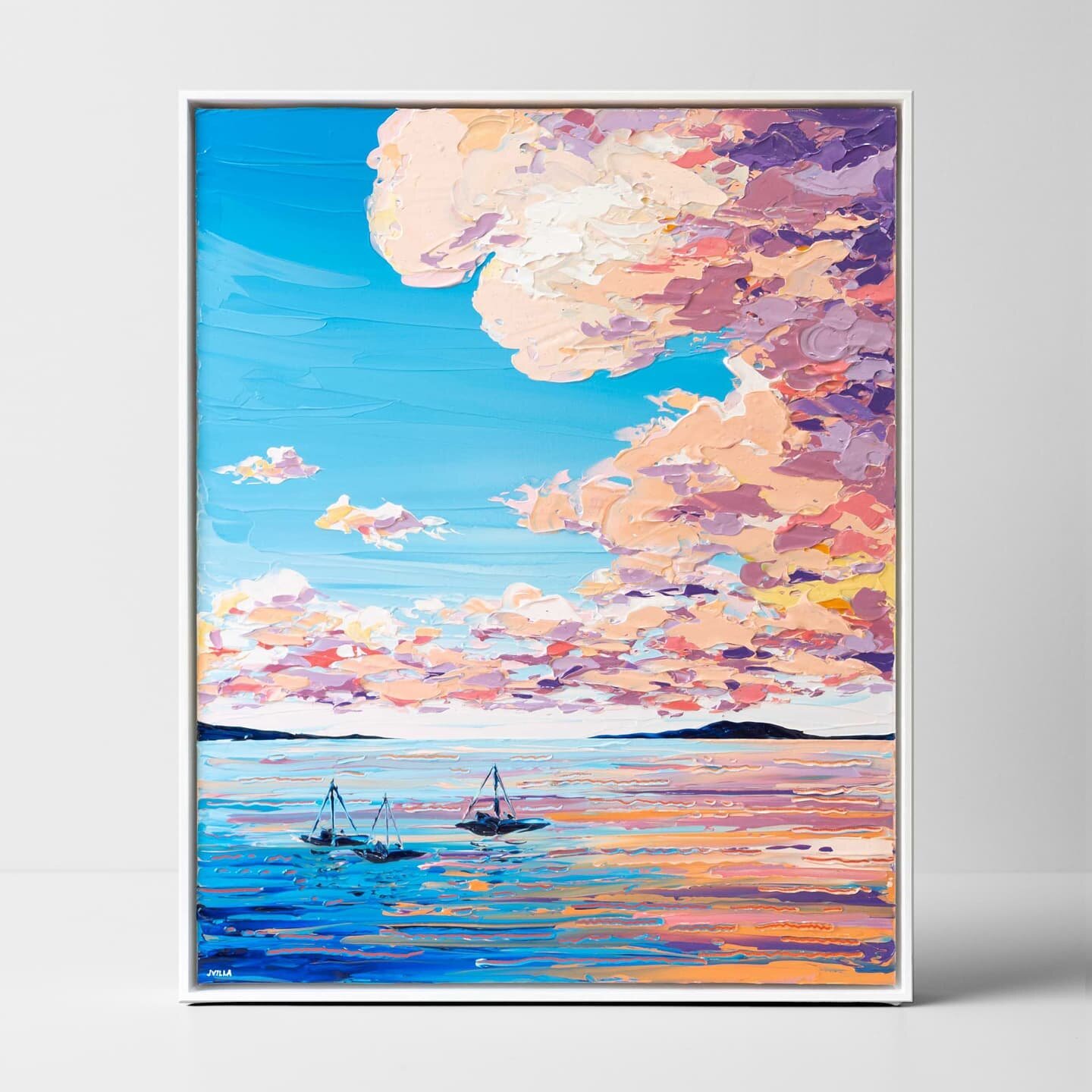 Sunset Sea 8 
Acrylic on canvas
76x61cm
Framed