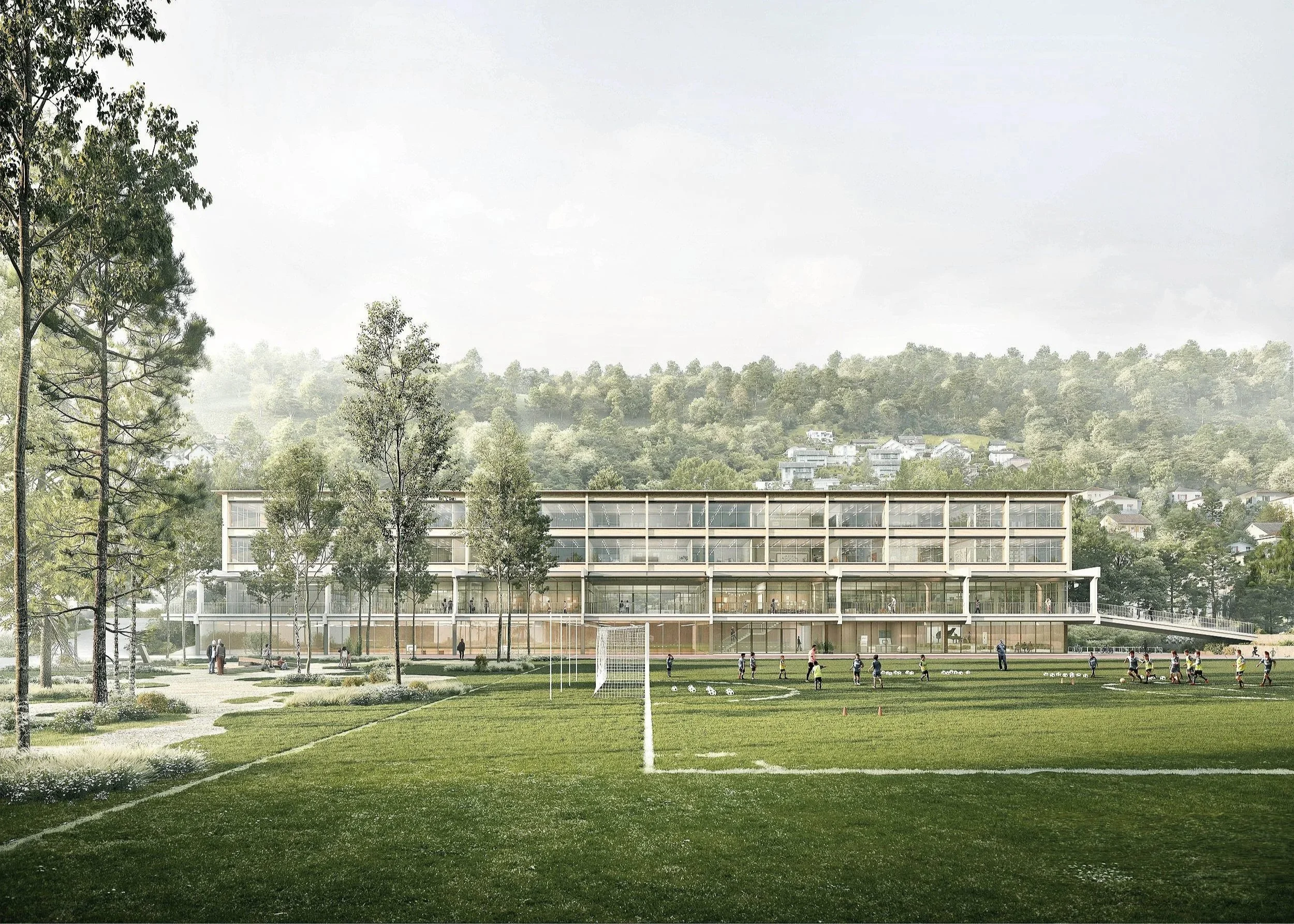 NYX. 1st prize. Ebikon.(CH) Competition: 2022. 1st prize. Image © luce. atelier
