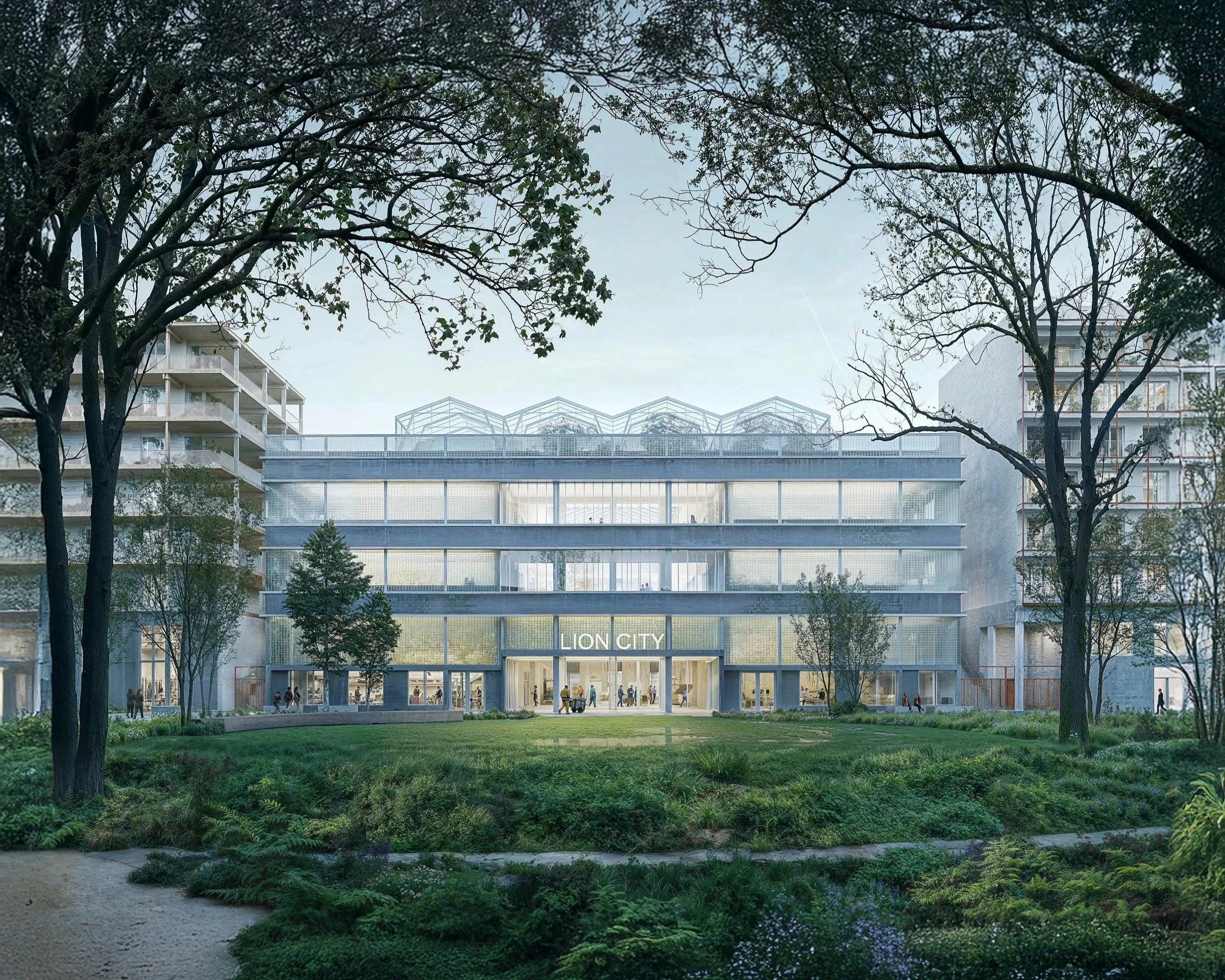   a2o - Dierendonckblancke   
  Inner city block in Molenbeek "Lion city"  
  Competition 2023.  