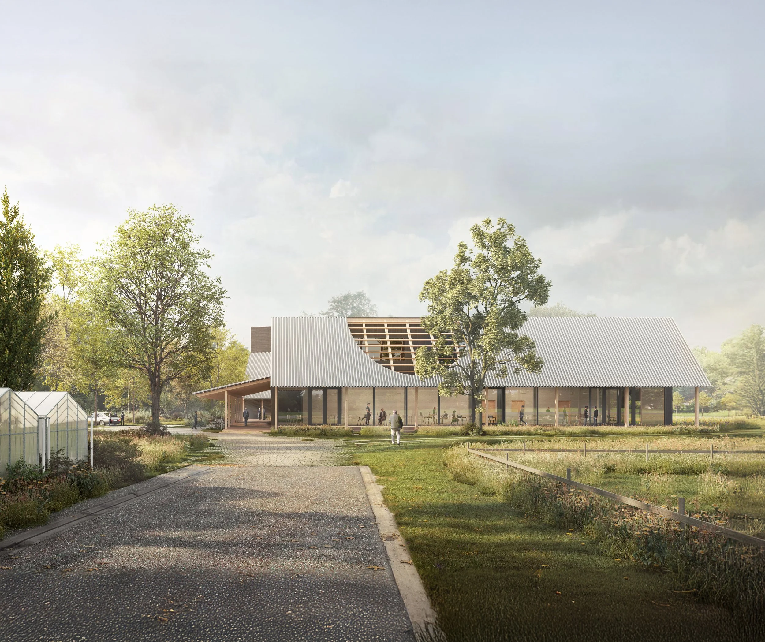  compagnie-o-architects  
  Emmaus Campus, Bruges  (BE)   
 Competition: 2023.   
