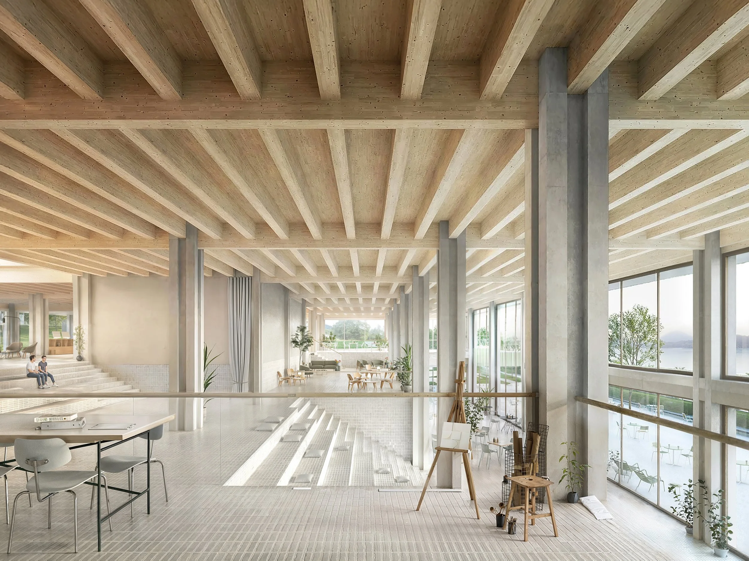  Miller &amp; Maranta  
 Areal Kantonsspital. Zug. (CH)  
 Competition: 2023.  
   

