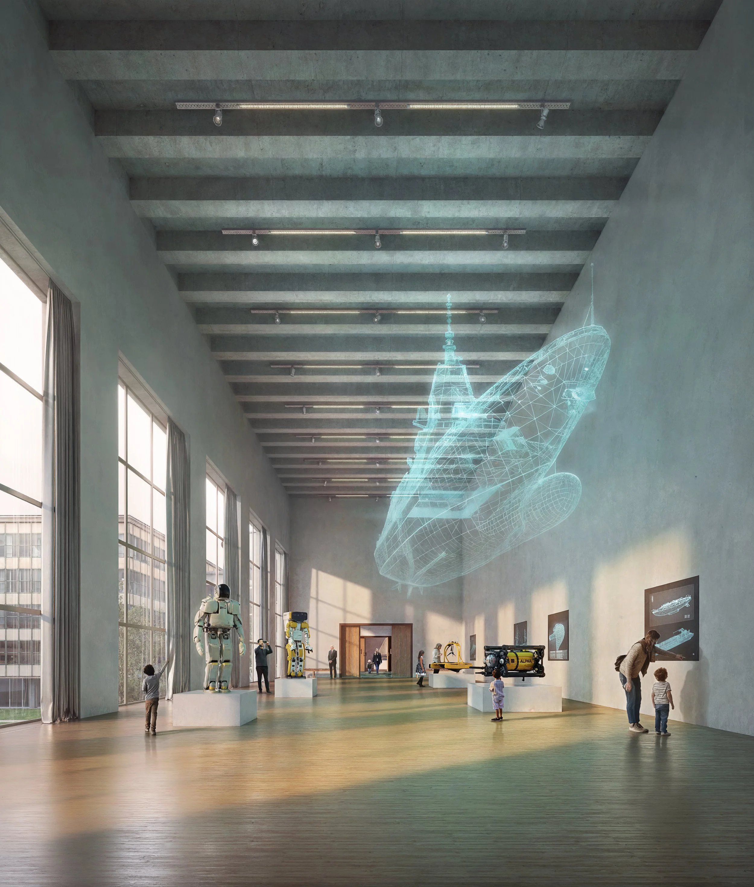  ATAMA + RE-ST  
 Ostend City Hall. (BE) Competition: 2026.  
  1st prize.  