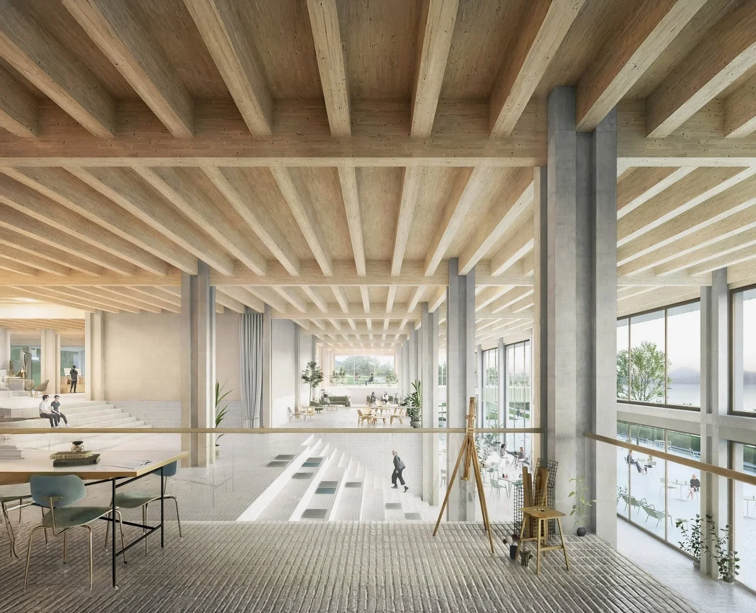  Miller &amp; Maranta  
 Areal Kantonsspital. Zug. (CH)  
 Competition: 2023.  
   
