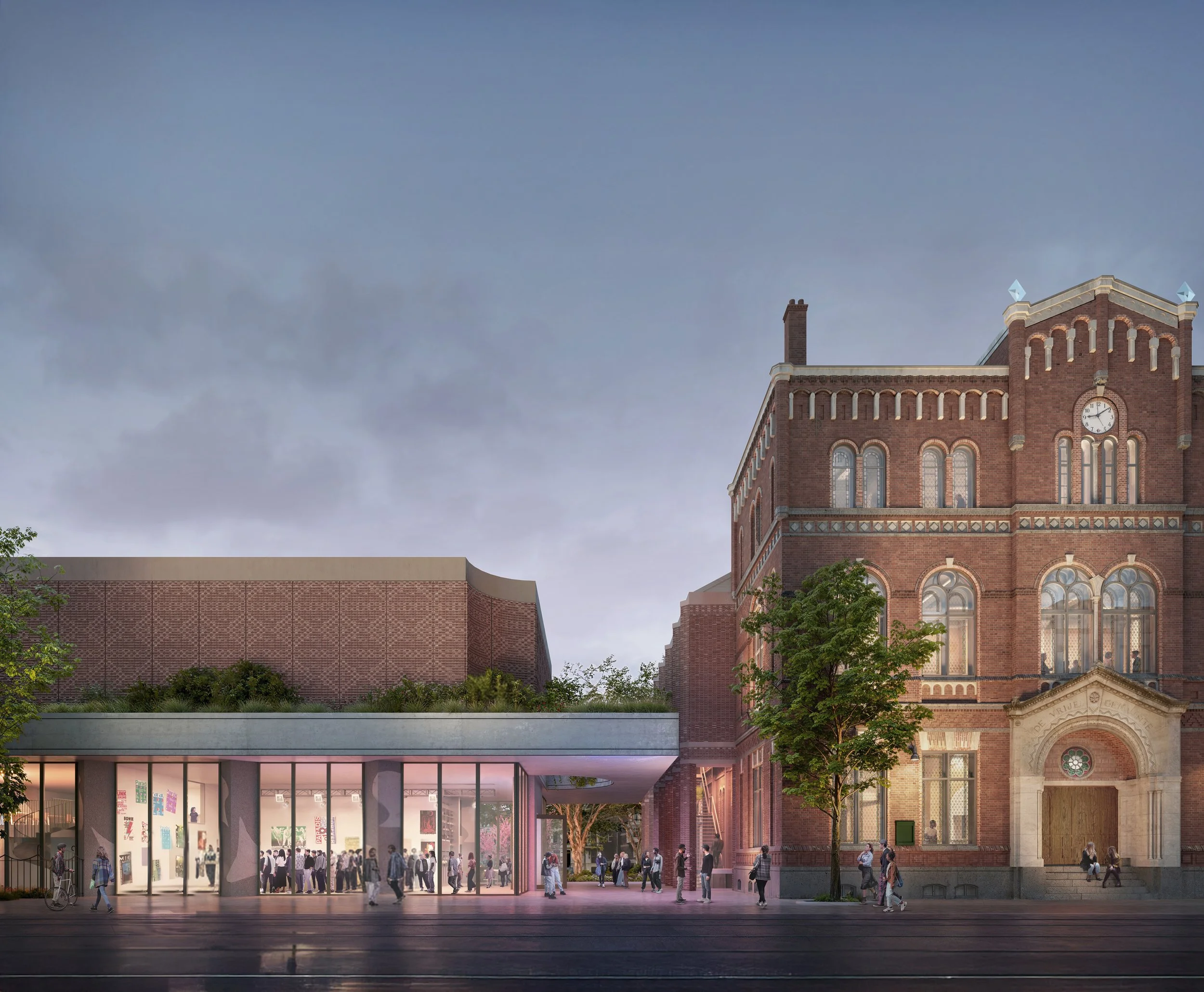  CIVIC Architects  
 Paradiso redevelopment. Amsterdam.  
 Commissioned: 2025.  
