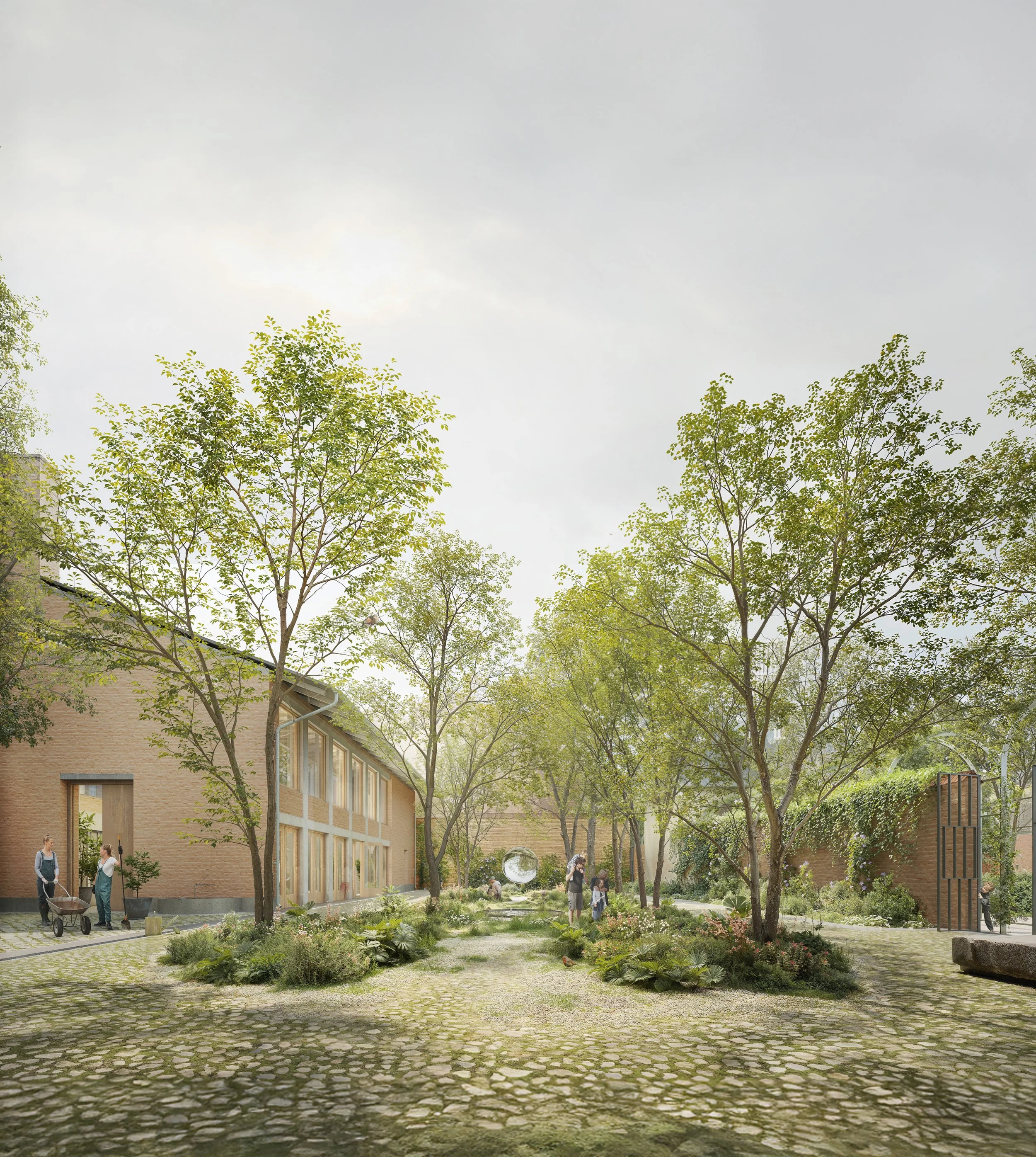 Happel Cornelisse Verhoeven  
 Rubenshuis museum.  Antwerp  (BE) Competition: 2025.  
 1st prize.  
   