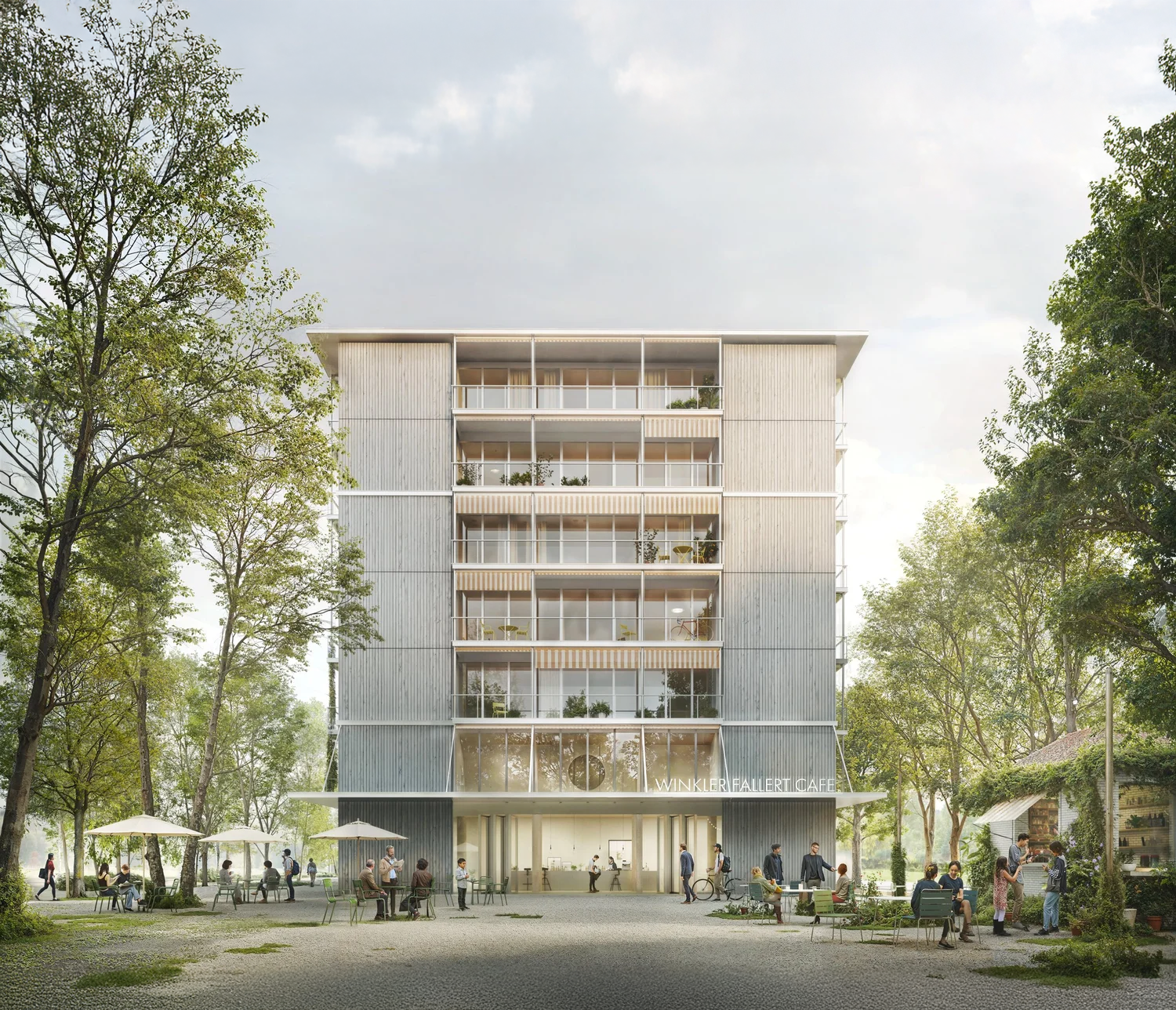  EM2N  
 Two houses. Bern. (CH) Competition: 2025.   
 1st prize.  
