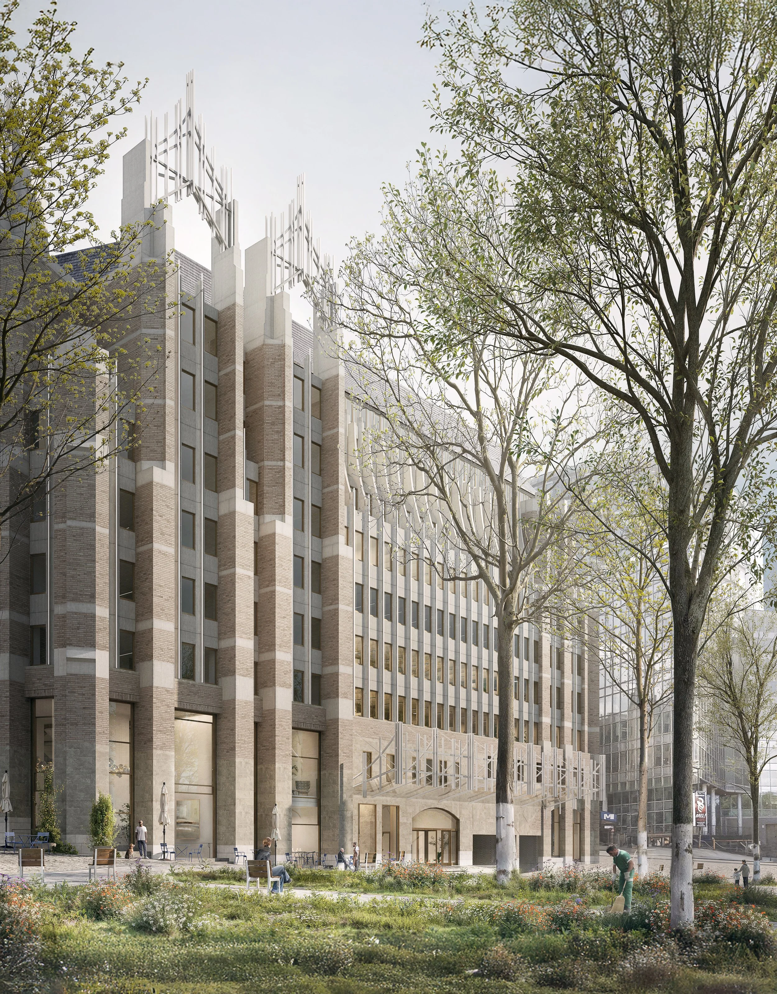  Bovenbouw  
 Marquis Renovation, Brussel (BE)  
 Commmission: 2025.   
