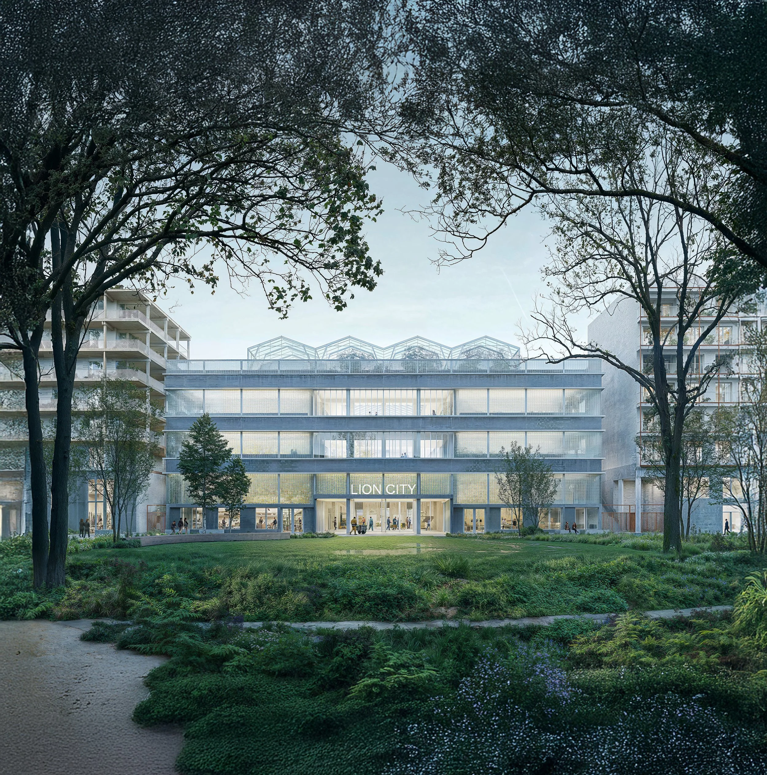   a2o - Dierendonckblancke   
  Inner city block in Molenbeek "Lion city"  
  Competition 2023.  