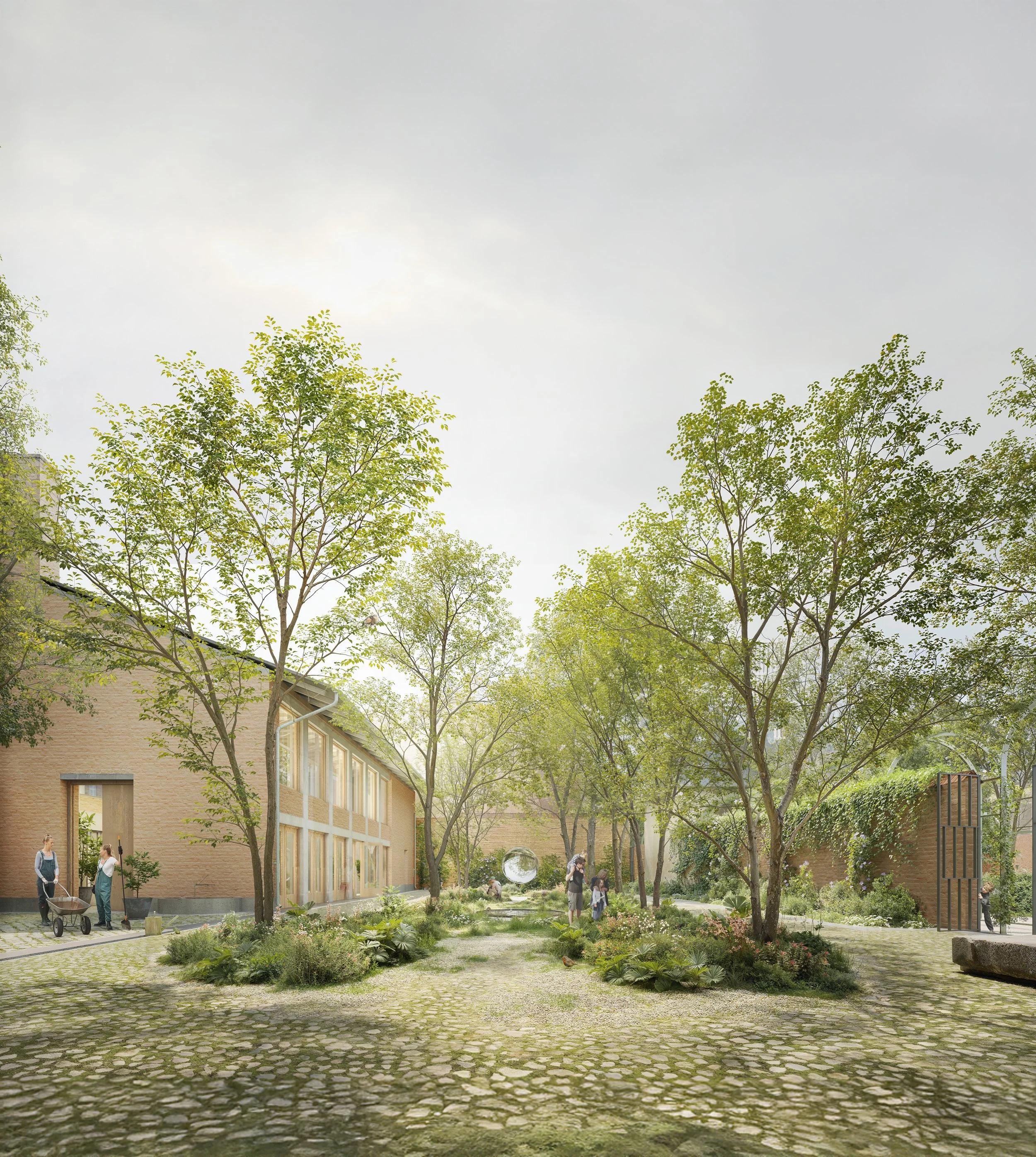  Happel Cornelisse Verhoeven  
 Rubenshuis museum.  Antwerp  (BE)  
 Competition: 2025. 1st prize.  
 