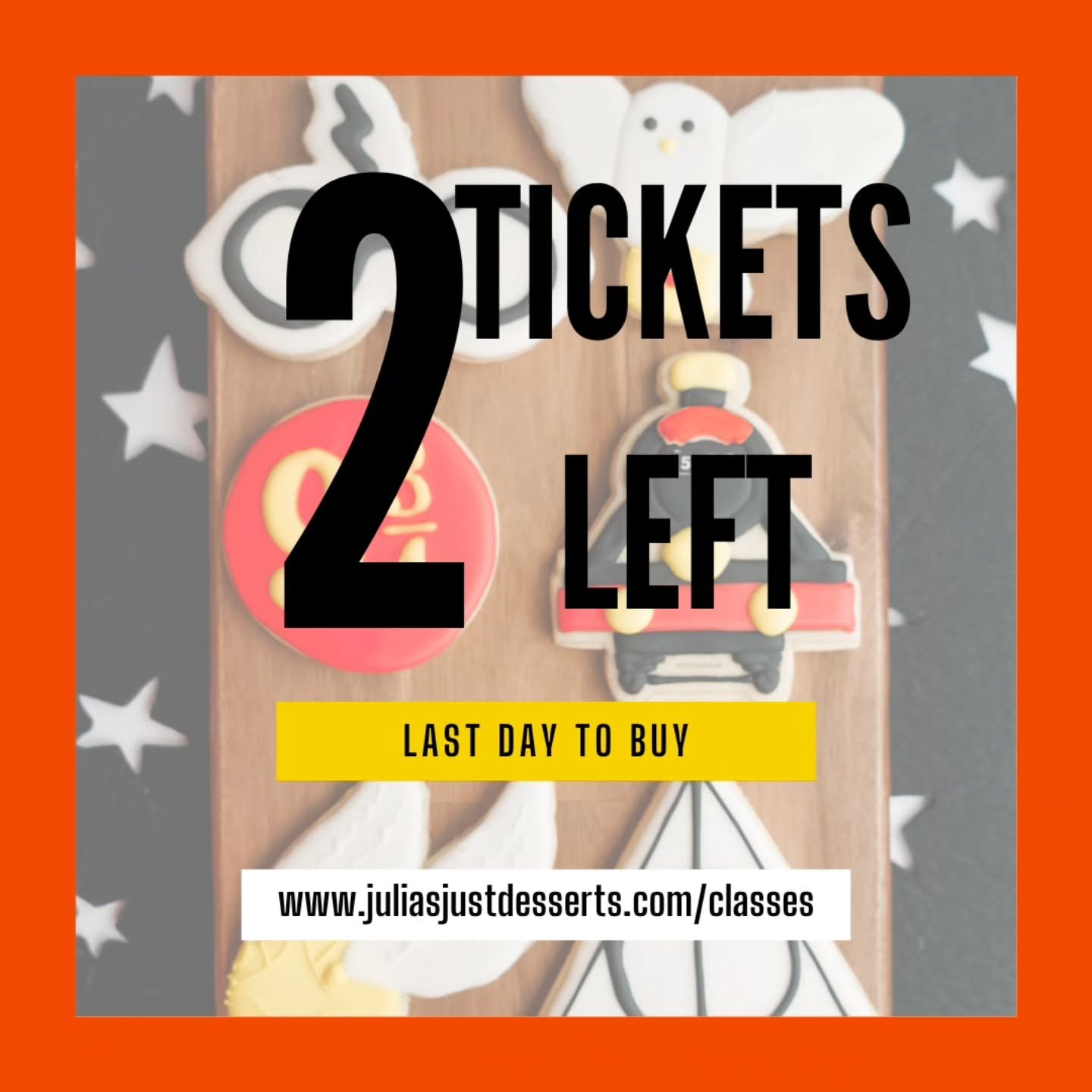 ⚠️Attention! 2️⃣more tickets left for my class this Saturday! Grab them while you can! 
🔗https://www.juliasjustdesserts.com/classes/jun14class25 

#decoratingclasses
#decoratedsugarcookies
#texasbaker
#huttobaker
#huttotx
#hutto
#roundrockbaker
#rou