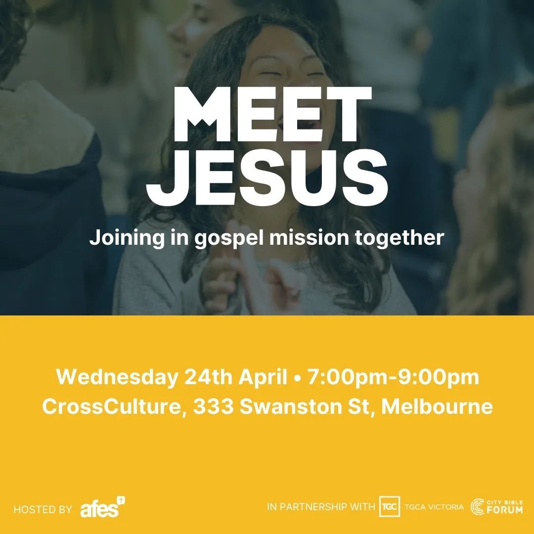 Meet Jesus ✨

We're about to have our first ever Meet Jesus rally which will see every Christian Union campus across Victoria gathering together! 🥰

Come join Melbourne Uni Christian Union and many more other Christian Unions in Victoria for this sp