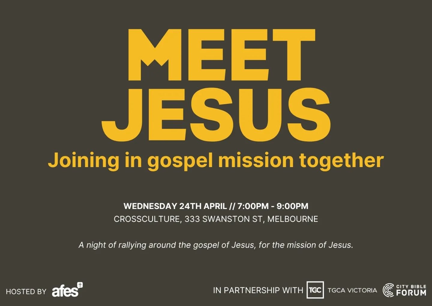 Meet Jesus 🙏

Don't forget to register for the Meet Jesus rally!! 🙌

Tickets are free but limited!! 👀

👉 Register link in our bio!