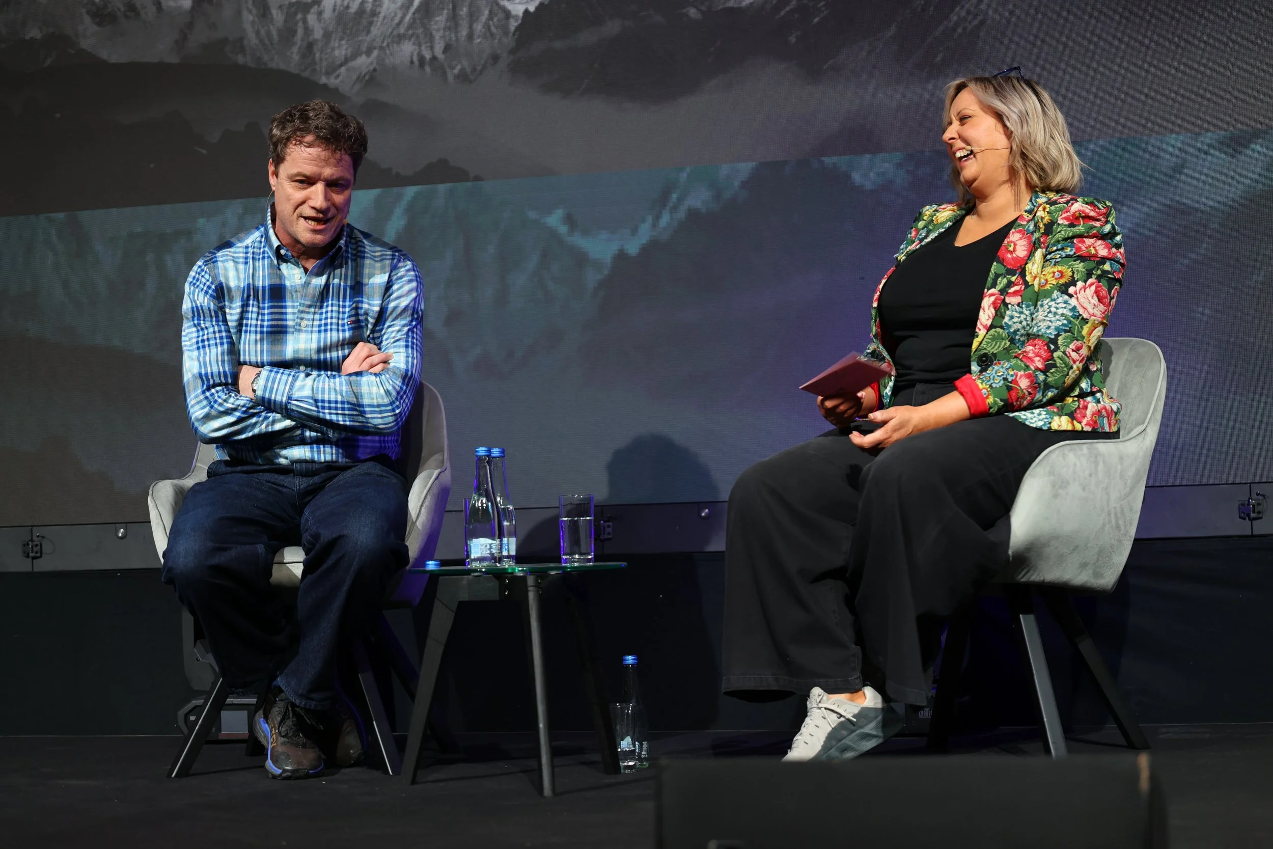 Rory O'Neill and Michelle Fogarty discuss DEI at Talent Summit 2026 in the RDS