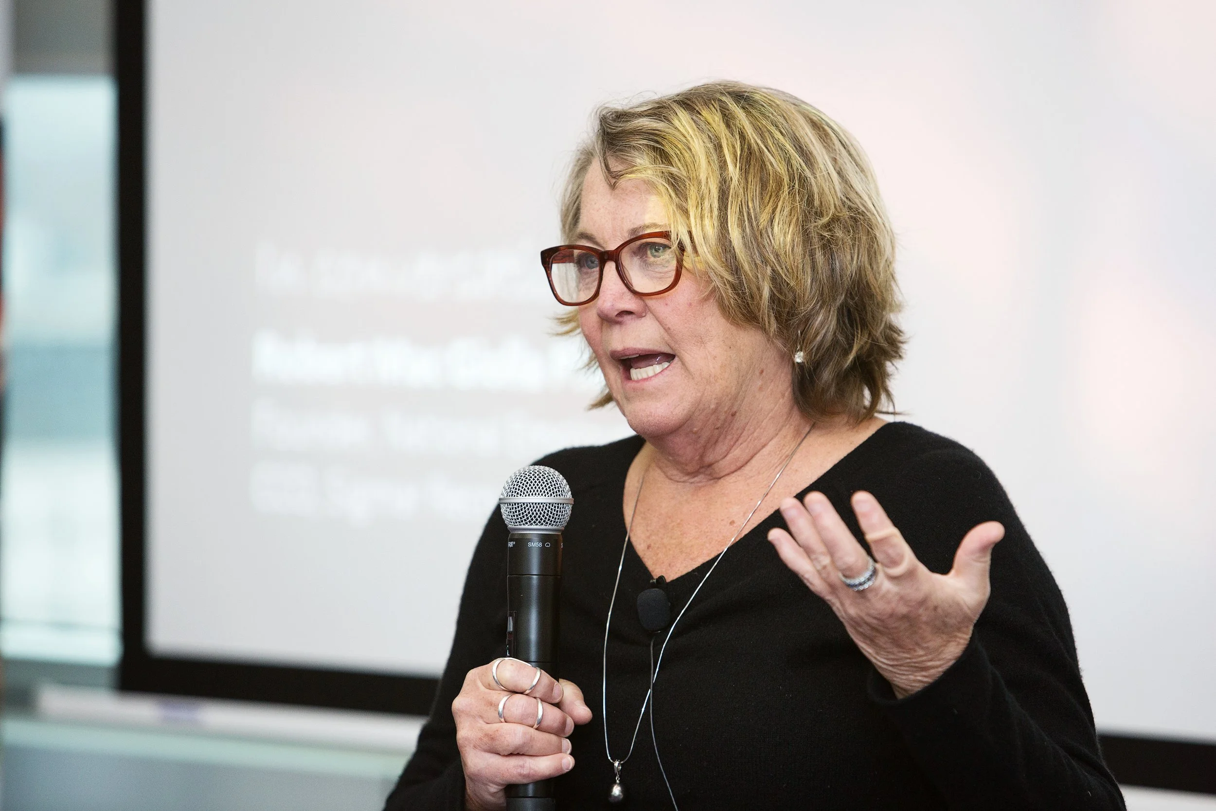 Image of Patty McCord speaking at Talent Summit 2015
