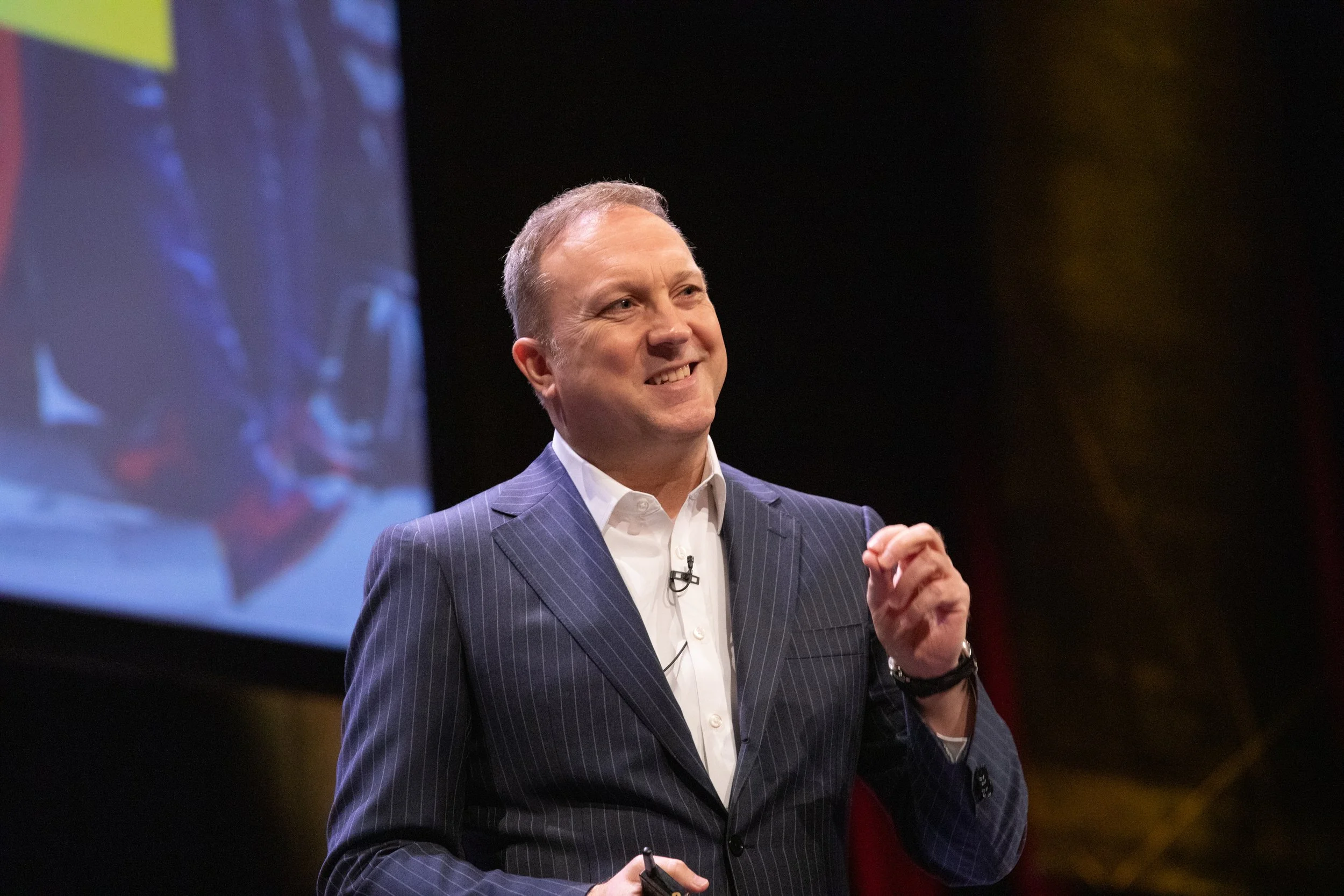 Image of Dr. Christian Schmeichel speaking at Talent Summit 2022