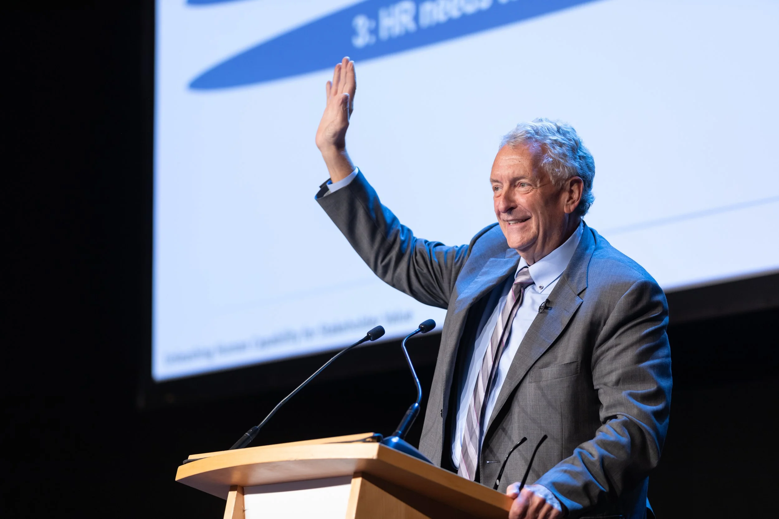 Image of Dave Ulrich speaking at Talent Summit 2023