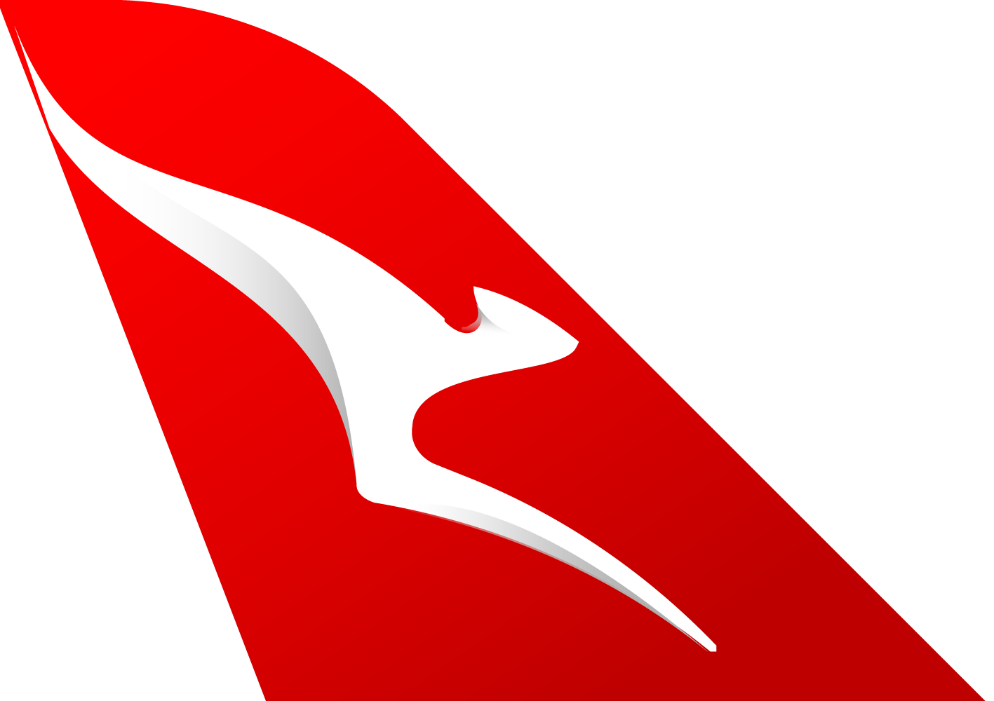 The logo of a red and black background with a white stylised bird, resembling a falcon or hawk, in the center.