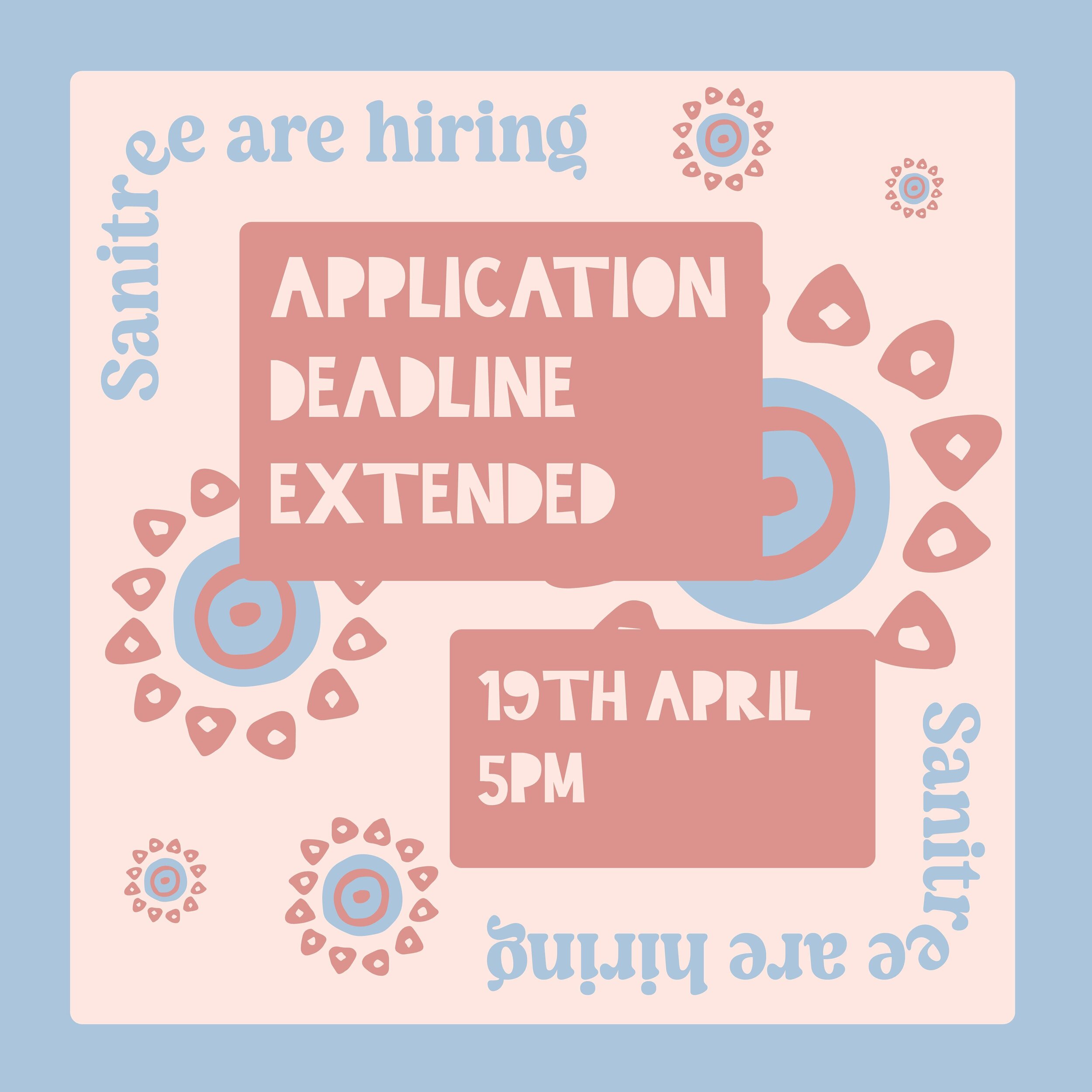 Want to get involved in our team &hellip;?

🌟We are extending the application deadline to the 19th April, at 5pm !! 🌟

We have a wide range of amazing roles within our Edinburgh team, where you can put your skills to positive use as one of our valu