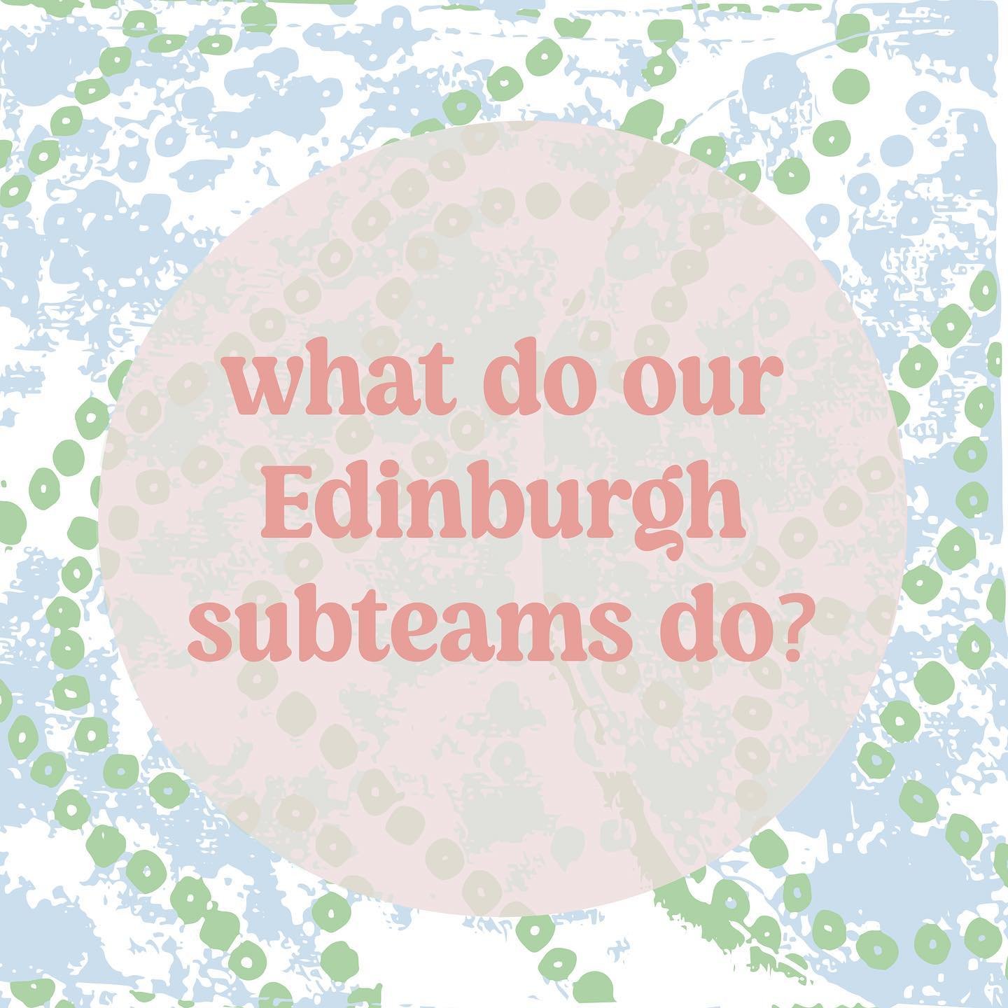 What do our Edinburgh subteams get up to &hellip;

As a member of the Sanitree team, there is such a diverse range of teams and roles to be involved in🌿

It&rsquo;s great fun to be able to work with so many people who have skills in different areas?