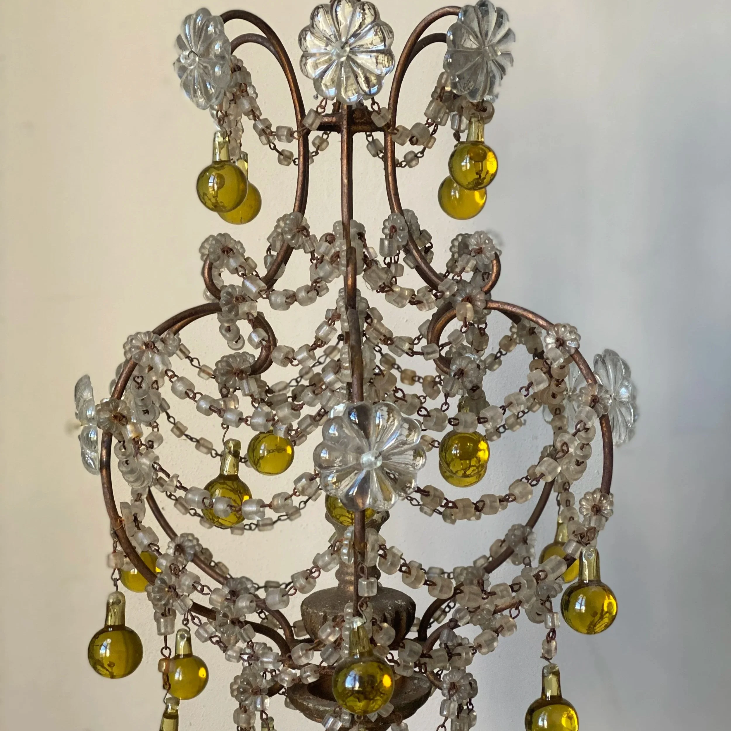 Antique Italian Murano Glass Chandelier
