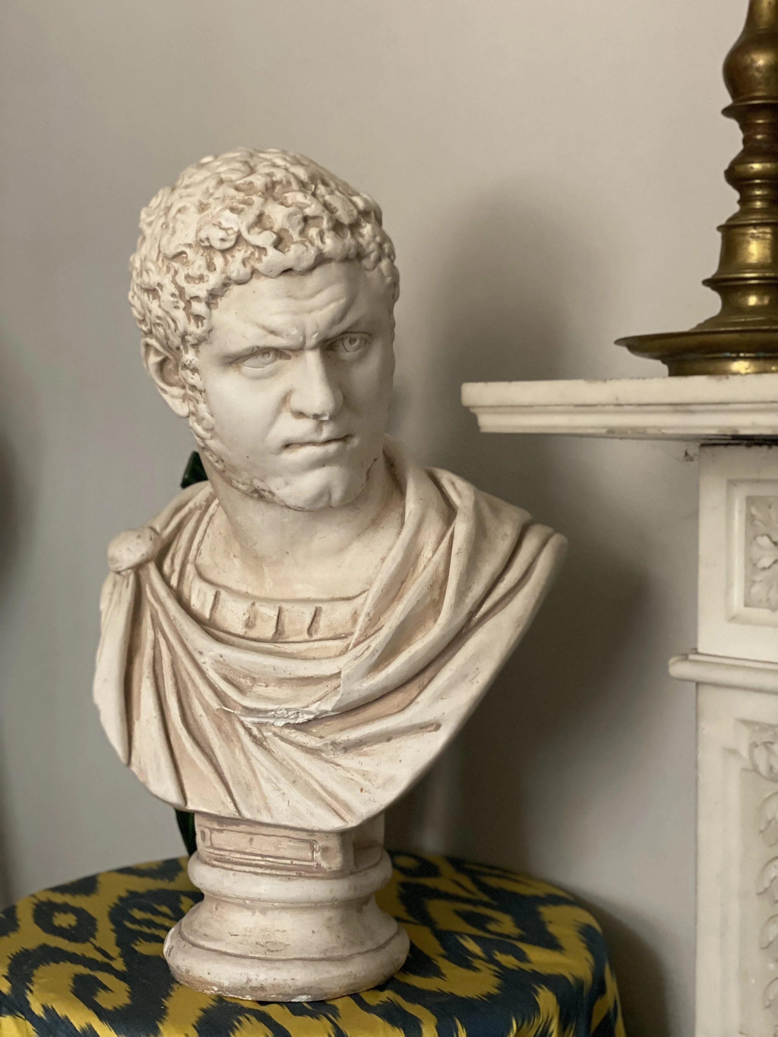 Academic Plaster Bust of Caracalla