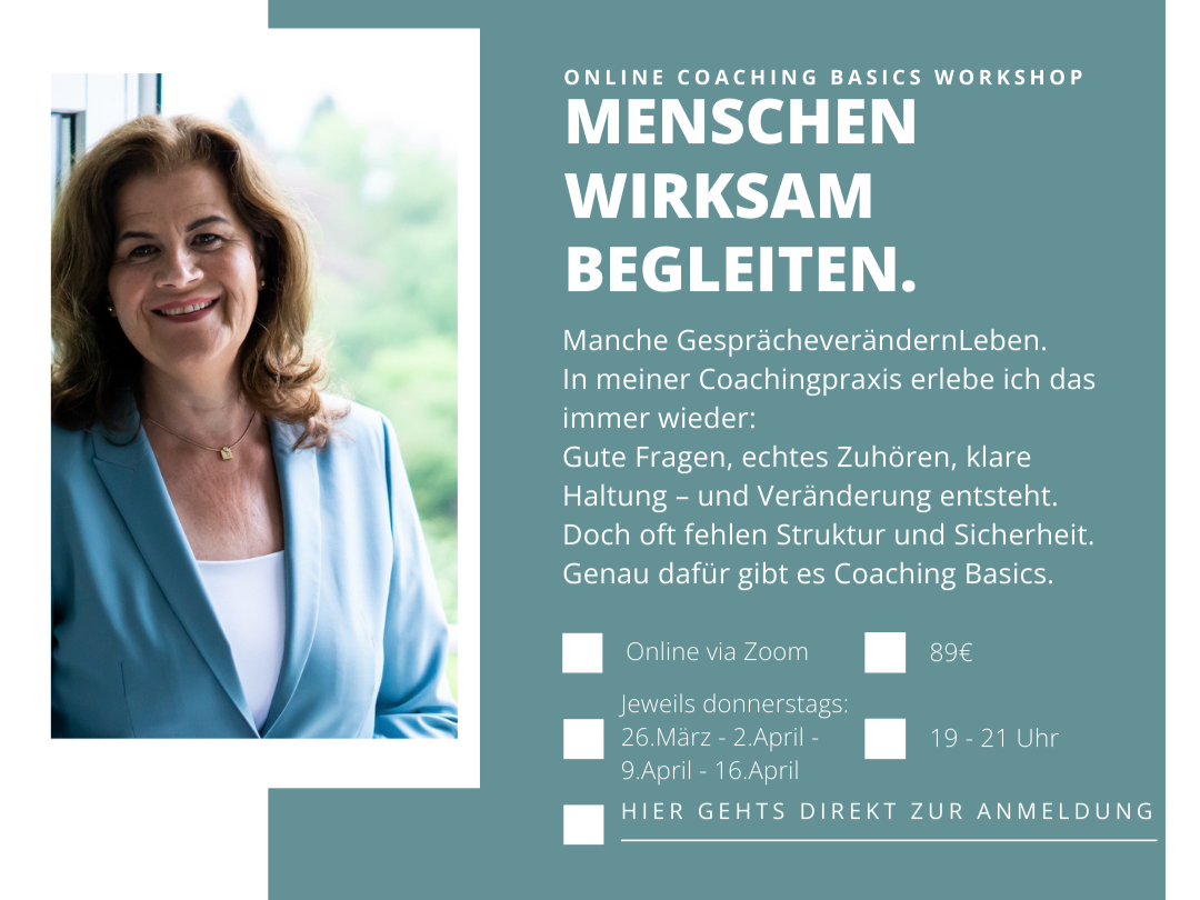 Coaching Basics Workshop - online