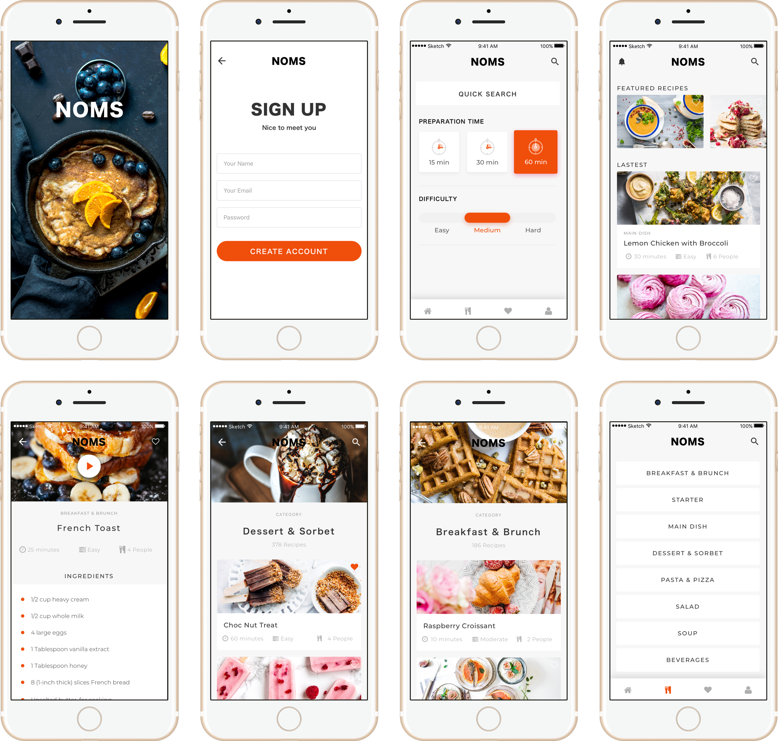 App Design (Mobile-First)