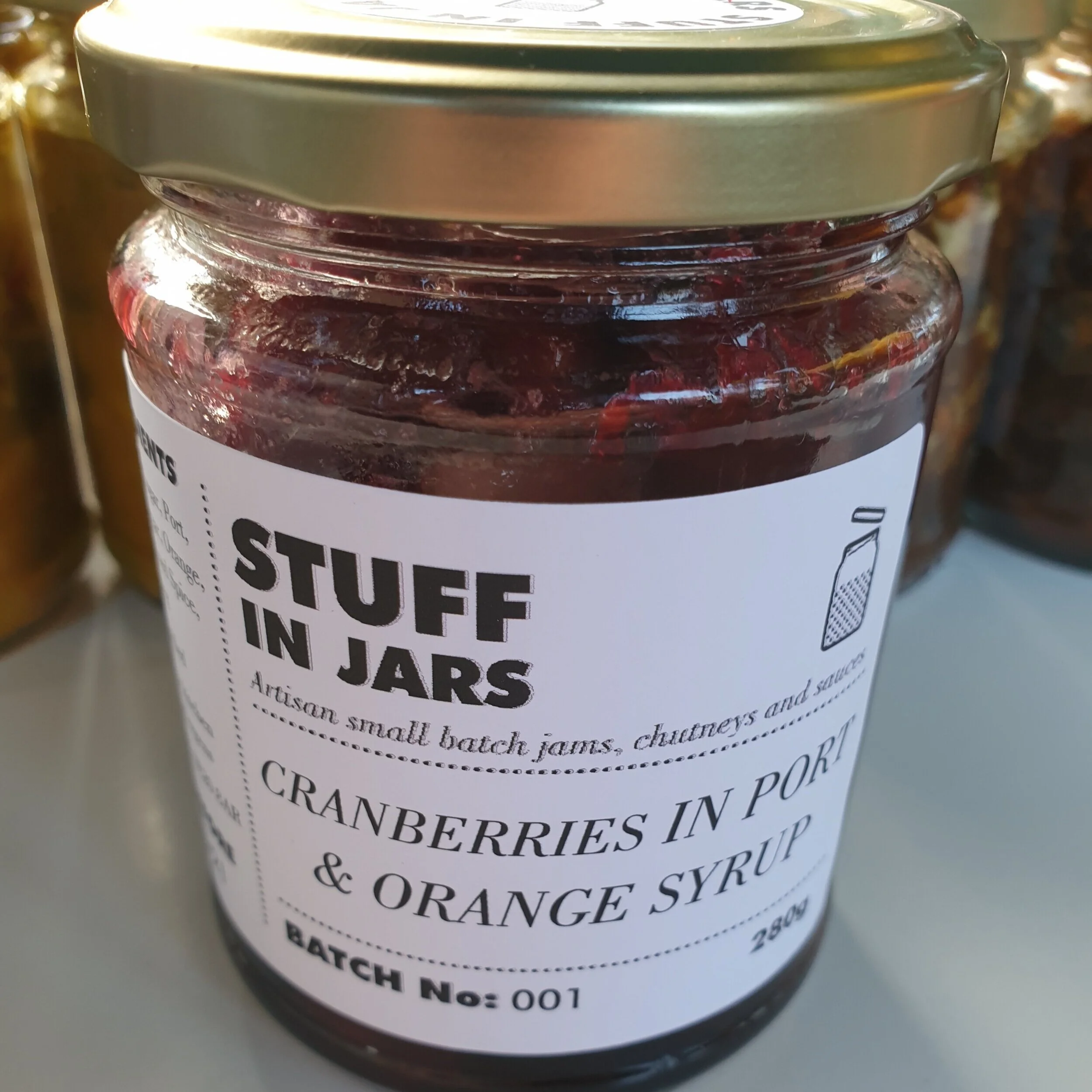 Cranberries in Port &amp; Orange Syrup