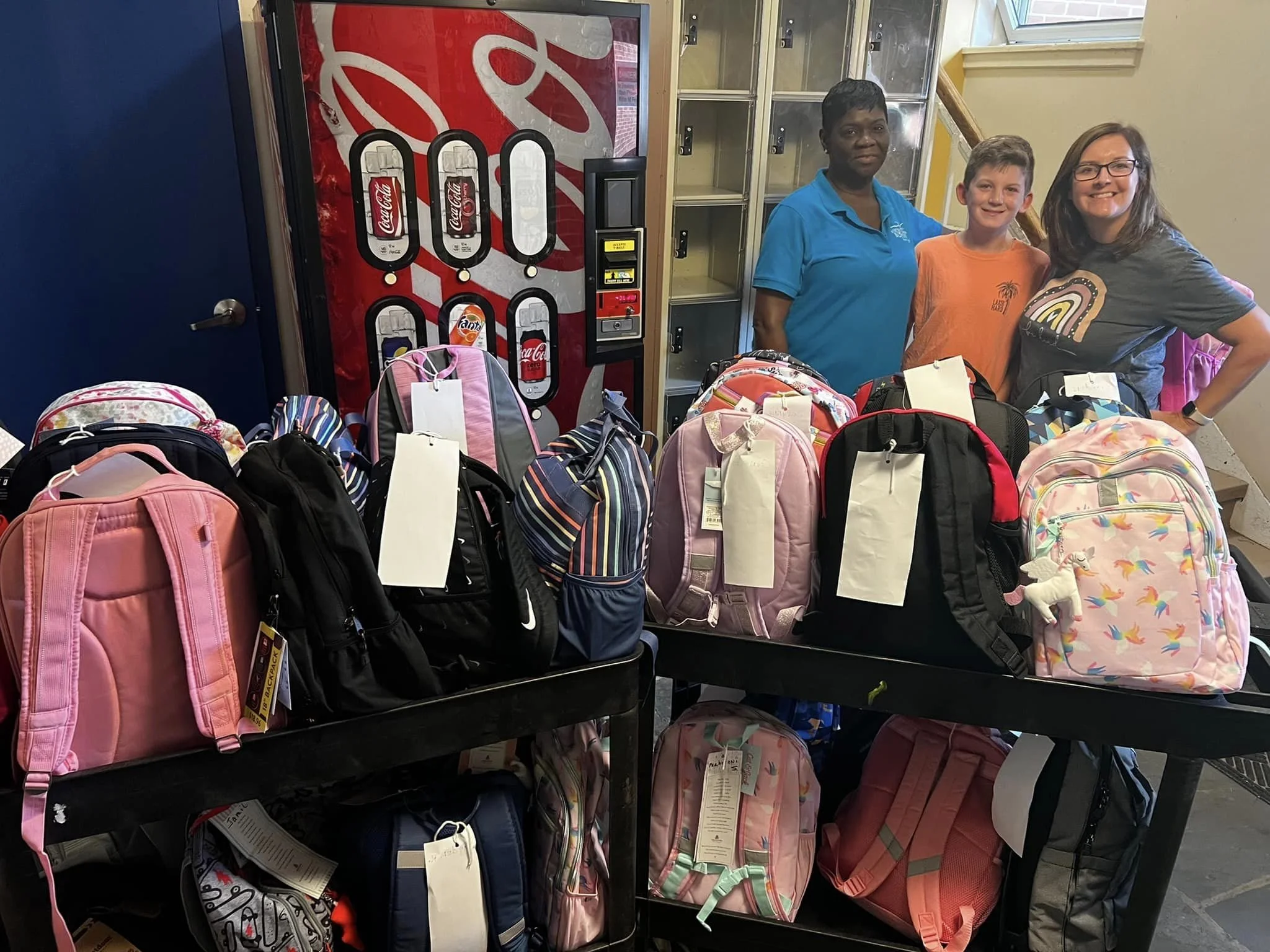 165 Bookbags Delivered to 5 Shelters &amp; 1 Foster Program!