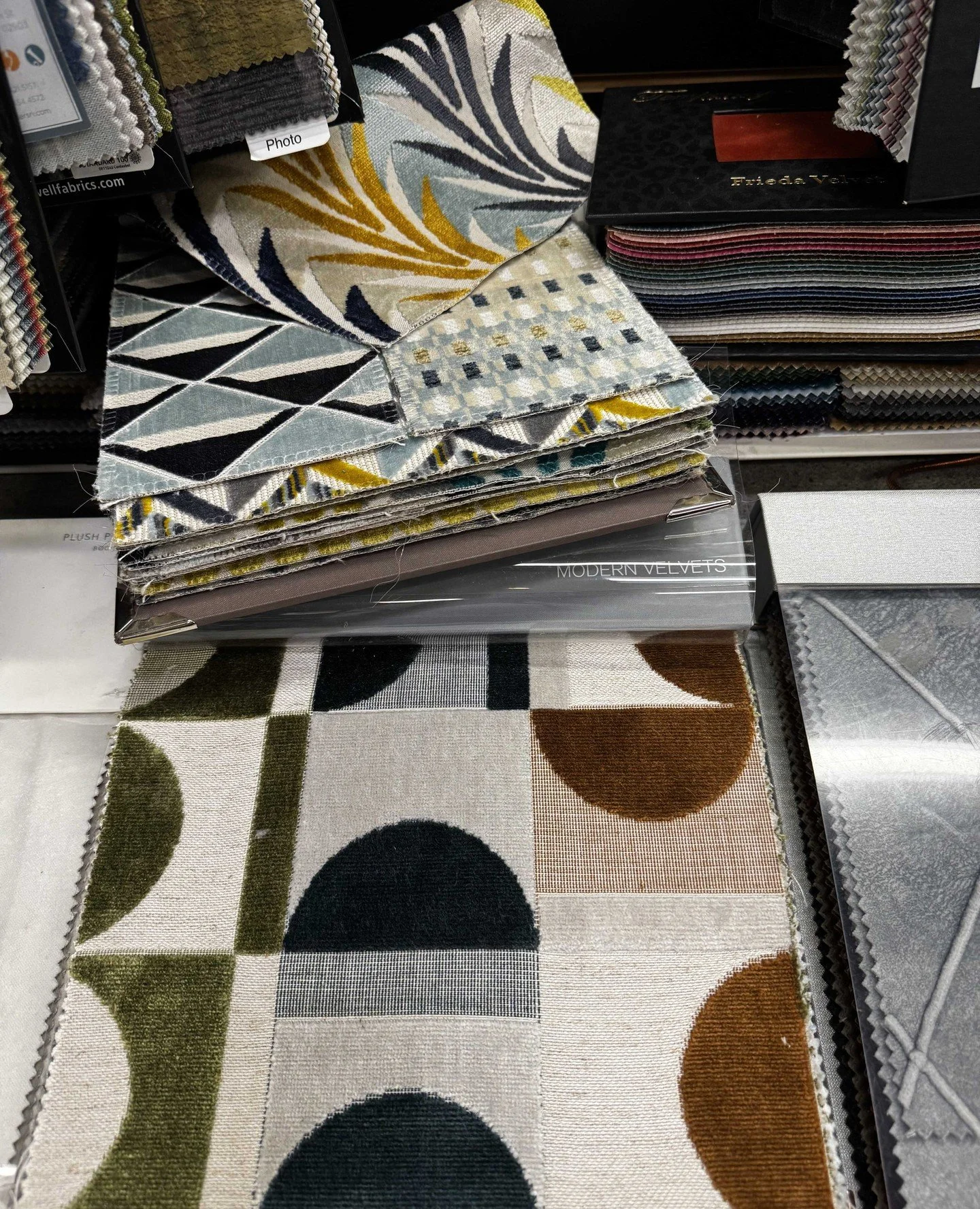 Bold meets luxurious... an ideal combination for reupholstering a beloved family heirloom or creating custom window treatments. Visit our design center during the month of October for expert advice and great savings! ➡️ adlersri.com/october-sale-2025