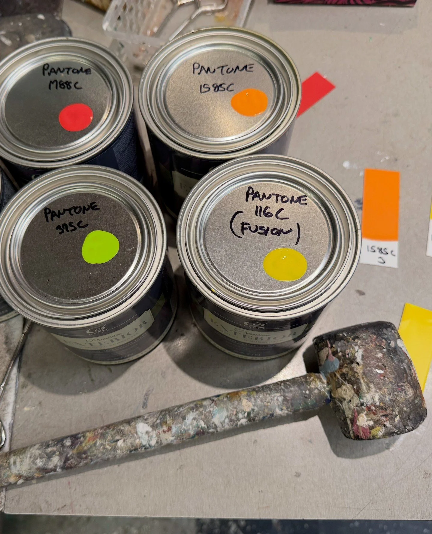 Matching Pantone colors is next to impossible. At Adler&rsquo;s, if it can be done, it will be done. 

#adlersri #adlersdesigncenter #adlershardware #designgoals #beautifulinteriors #hardwarestore #familyowned