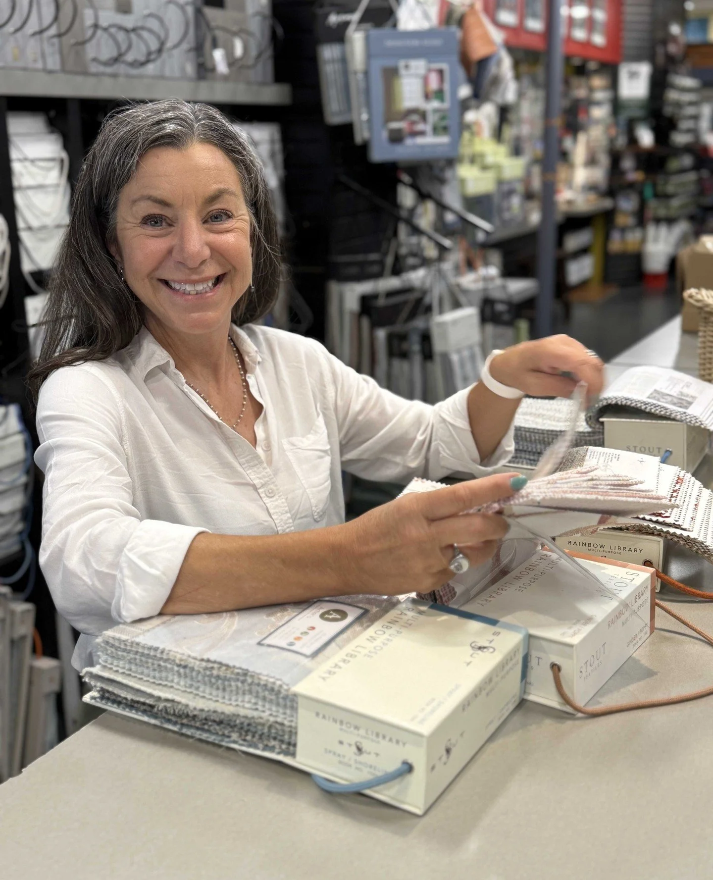 Given our enormous selection of fabrics, it's easy to get overwhelmed! That's where our design team comes in. If you are looking to reupholster a treasured but tired family heirloom, or looking for new drapes, roman shades, or a headboard, we're here