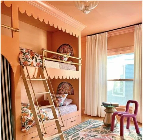 TRENDING: Color drenching isn&rsquo;t for the faint of heart&mdash;it&rsquo;s for those of us who want to live inside our favorite shade of orange, emerald, or blush. Walls, trim, ceiling&mdash;yes, all of it! It&rsquo;s immersive, bold, and exciting