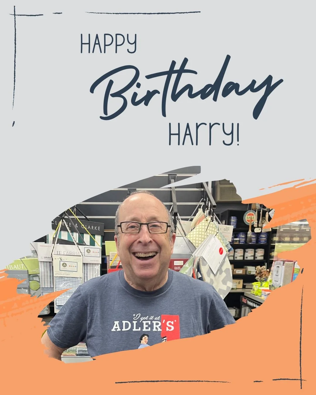 🎉 Help us wish a very happy birthday to Harry! Your kindness, humor, and hard work make Adler's the special place it is. We&rsquo;re so lucky to celebrate you today &mdash; and every day. Stop by or drop a comment to wish him a happy birthday! 

#ad
