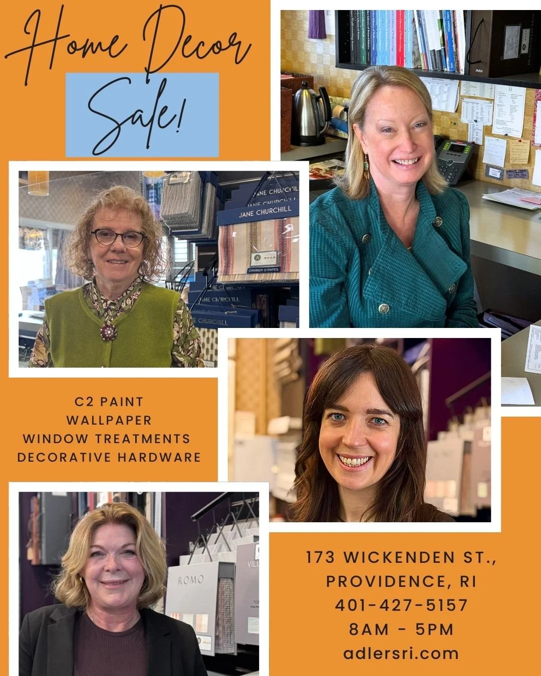 Our doors are open, and our April sale is finally happening!! Our experienced team is ready to help your vision bloom into a full-fledged reality. Stop into Adler's Design Center, and we can help you bring your vision to your home before the busy sum