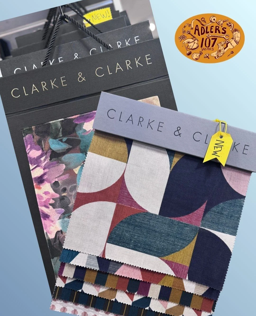 CLARKE &amp; CLARKE !! 

Wallpapers are sourced from environmentally responsible suppliers.
Clarke &amp; Clarke offers an eclectic and distinctive collection of wallpaper and fabrics. 
Come see what they have to offer...luxurious textures and bold co